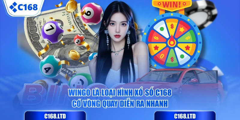 Wingo là loại hình Xổ Số C168 có vòng quay diễn ra nhanh
